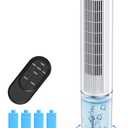 42 INCH Portable Air Conditioners w/LED Touch Screen, 4 Mode&3 Speed,1-Gal Tank for 15H Cooling Evaporative Air Cooler,12H Timer, No Hose No Window Needed, 90° Oscillating AC Unit for Bedroom