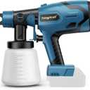 Cordless Paint Sprayer for Makita 18V Battery, 600W Paint Sprayer with Brushless Motor, 1000ml Large Capacity Bottle, Sprayer Gun for House Painting, Fence, Furniture, cabinets, Walls(No Battery)