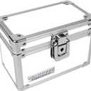 Vaultz Locking Index Card File, 3 x 5 Inches, White (VZ00174)