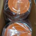 100 Pcs Aluminum Cups Bulk Orange 16 oz Metal Recyclable Aluminum Drinking Cups Disposable and Reusable Cold Drinks Coffee Beers Cup for Outdoor Events Family Festival Party