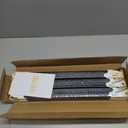 22 inch Ball Bearing Drawer Slides 6 Pairs (12pcs) - 100LB Capacity, Full Extension Side Mount Slides for Kitchen Cabinets, Wardrobes, Office Furniture (Black 22inch)