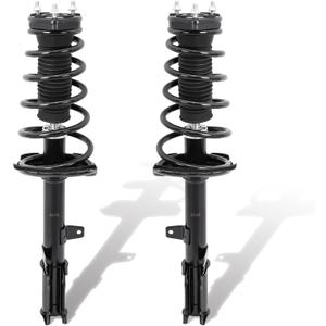 MOSTPLUS FWD Rear Complete Strut Assembly & Shock Absorber w/Coil Springs Compatible with Toyota 2008-2013 Highlander 2013-2015 Venza, Replace 172486 172485 (Set of 2)