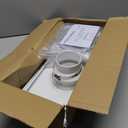 Flamorrow Window Vent Kit with Outdoor Vent Cover Fit for 3" and 4" Hose，Adjustable Window Vent Seal Panels for Exhaust Ventilation Duct of Laser Engraver/3D Printer Enclosure, Dryer, Grow Tent