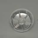 Idyllize 10 Pieces of 6 Inch Clear Plastic Plant Saucer Drip Trays for pots (6")