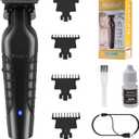 KEMEI PG2299 Professional Hair/Beard Trimmer for Men, Zero Gapped Hair Clippers for Barbers, Cordless
