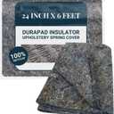 House2Home 24" x 6 ft. Durapad Insulator for Upholstery Spring Cover | Padding Installs Between Springs and Seat Decking of Sofa, Couch, Loveseat, Chair, and Furniture