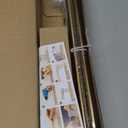 Brass Wrap Around Curtain Rod 30 to 90 Inch,Heavy Duty Adjustable Metal Drapery Rod with French Return, 7/9" Curved Blackout Rod for Home & Office