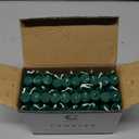 Candle Charisma 50 Green Spell Candles - 4" Unscented Paraffin Chime Candles, Smokeless & Dripless, Colored Candles, Long Burn Time 1/ 2 Inch Taper Candles for Rituals, Witchcraft and Parties