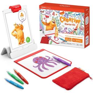 Osmo - Creative Starter Kit for iPad - 3 Educational Learning Games - Creative Drawing & Problem Solving/Early Physics - STEM Toy Gifts for Kid, Boy & Girl - Ages 5 6 7 8 9 10 (Osmo Base Included)