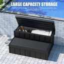 Hot Tub Steps, Outdoor Spa Steps with Storage, Non-Slip & Sturdy Hot Tub Stairs, 36 Inches Long