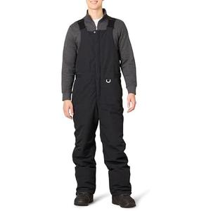 Amazon Essentials Men's Water-Resistant Insulated Snow Bib Overall, Large