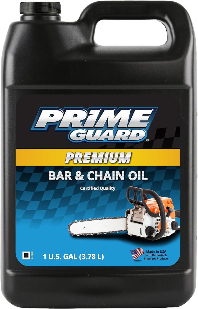 4 x Prime Guard Bar & Chain Oil - 1 Gallon (Pack of  4)