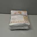 Organic All in One Crib Sheet and Mattress Protector - Waterproof Protectors - Reusable Washable  Fits Cribs  52x28- with 9 Skirt White