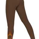 FULLSOFT Fleece Lined Leggings Women High Waisted Tummy Control Workout Winter Thermal Warm Soft Yoga Pants (Large-X-Large, Coca Mocha)