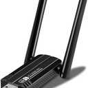 1.3G USB 3.0 WiFi Adapter Dual Antennas 5G/2.4G Wireless WiFi Network Adapter Dongle for Desktop Computer Laptop PC Supports Windows11/10/8/7/Vista/XP, Mac OS 10.9-10.15