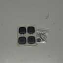 Air Tracker Tags-4 Pack: Bluetooth Tracker Work with Apple Find My (iOS only), Smart Tag Keys Finder Tracking Tags and Item Locator for Luggage Tracker, Bags, Wallet, Travel (Deep Black)