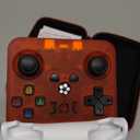 R36MAX Retro Gaming Console, Retro Handheld Games Console with 64GB TF Card, Portable Hand Held Open Source Linux System, 4.0 inch IPS HD Screen Video Game Consoles, 4000mAh Battery,Transparent Red