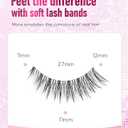 Frihappy Natural Fake Lashes Wispy False Eyelashes Natural Look C Curl HP-65