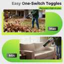 Cordless Leaf Blower, 385 CFM 180 MPH - Suit for MAKITA 18V LXT Batteries, Lightweight with Extended Nozzle for Patio, Driveway, Garage & Debris Cleanup (Battery Sold Separately)