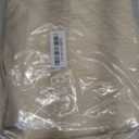 Boho Farmhouse Shower Curtain, Woven Fabric Cute Beige, 60 x 72 Tufted Chevron Textured Striped Modern Farmhouse Minimalist, A Beige, 60"W x 72"L (Pack of 1)