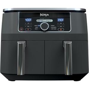 Ninja Foodi - AD150, 8 Quart, 6 in 1 DualZone Air Fryer, 2-Basket, Smart Finish & Match Cook, Air Fry, Roast, Bake, Reheat, Dehydrate, Dishwasher-Safe, Family Size, Black