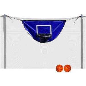 Botabee Trampoline Basketball Hoop Attachment with Mini Balls | Waterproof & Durable | Breakaway Safety Rim | Compatible with Most Enclosures | Ultimate Trampoline Basketball Experience
