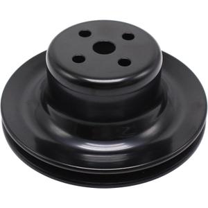 1 Groove Black Steel Water Pump Pulley Single Fits For Ford 260 289 302 351W 1965-1969 V8
