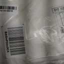 RYB HOME White Sheer Curtains Linen Texture Window Panels, Semi Sheer Light Filetring Rod Pocket & Back Tab Drapes for Bedroom, 52 x 84 inches, Pack of 2