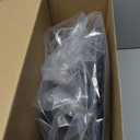 4 Inch Square Shower Drain Black with PVC Bonding Flange, Bonding Drain Shower Flange Kit 304 Stainless Steel Drain Grate for Low Profile Tiles, CUPC Certified