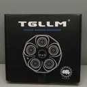 TGLLM Music Boxing Machine, Interactive Punching Trainer with Boxing Gloves, Large Size Wall Mounted Electronic Boxing Target for Adult Kids, 9 Modes & 9 Speeds (Black)