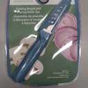 Culinary Elements Cutting Board and Pairing Knife Set Knife:8in Board:8in x6in Blue