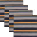 RUVANTI Cloth Napkins Set of 12 Cotton 100%, 18x18 Inches Napkins Cloth Washable, Soft, Absorbent. Cotton Napkins for Parties, Christmas, Thanksgiving, Weddings, Dinner Napkins Cloth - Stripes