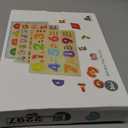 GRINNNIE Wooden Montessori Toddler Puzzles for 3 4 5 Years Old, 3 Pcs (Number, Letter, Shape) Kids Preschool Educational Peg Puzzle Set (Small)