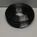 Energeaster Low Voltage Wire 2 Conductors Black Cable Hookup LED Lighting Strips Flexible Wire Outdoor Extension Cord 14 Gauge Copper Clad Aluminum (14AWG 100FT)