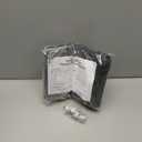 Magnetic Fireplace Draft Cover, Fireplace Blocker Blanket for Heat Loss, Indoor Fireplace Draft Stopper with 12 Magnets for Iron Frame, Blanket for Insulation Black 39" W x 28" H