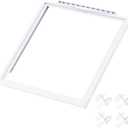 UPGRADED 241969501 Refrigerator Shelf Frame Compatible with Frigidaire Shelf Replacement Parts Crisper Drawer Pan Cover with 241993101 & 241993001 Crisper Cover Support LFSS2612TF0, FFSS2615TS0 Shelf (241969501 frigidaire shelf frame with 241993101 & 241993001)