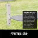 GORILLA GRIP Cat Window Perch, Foldable Cat Window Hammock Bed with 6 Large Suction Cups, Cordless Indoor Wall Shelves, Strong Metal Frame Holds 30lbs, Reversible Washable Sherpa Cover, Medium Gray