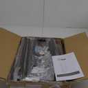 Furologee 5-Tier Ladder Shelf, Ladder Bookshelf with Removable Drawer, Rustic Bookcase Storage Rack Organizer, Wood Metal Freestanding Storage Shelf for Living Room, Home Office, Bedroom, Balcony