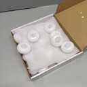 Homemory 24Pack 2 Flameless Led Floating Candles, 200 Hour Plastic Battery Operated Flickering Waterproof Tealights for Cylinder Vases, Centerpieces at Wedding, Party, Pool, Holiday (White Base)