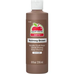 Apple Barrel, Matte Acrylic Paint, 8 fl oz, Nutmeg, (Pack of 1)