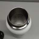 Hydro Flask Water Bottle - Insulated Stainless Steel - Wide Mouth Chug Lid, Non Spill, Leakproof in 40 Oz White