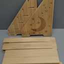 Montessori Baby Bookshelf, Natural Pinewood Front Facing Nursery Bookshelf, Small Kids Bookcase Book Organizer for Toddlers, 16.5 Inch Wide