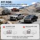HOCHO Fit for F150 Under Seat Storage with Molle Panel, Upgraded Heavy Duty Metal Modular Storage Space Design fit for 2015-2026 F150 Accessories & 2017-2026 F250 F350 Supercrew Cab 4 Full-Size Doors