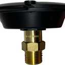 RV Water Inlet Connection, City Water Fill Inlet, Flange Brass with Check Valve, RV Water Hose Connector Water Fill Flange City Water Hookup for RV (Dimensions: 87mm)