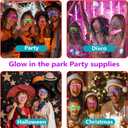 40 Pack Led Glasses,Light Up Glasses,Glow Glasses Glow In The Dark Party Supplies Suitable For Kids/Adults, Rave neon Flashing Party For Birthday Mardi Gras New Year's Eve Decoration