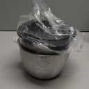 GANIZA Food Processors, Electric Food Chopper with Meat Grinder & Vegetable Chopper - 2 Bowls (8 Cup+8 Cup) with Powerful 450W Copper Motor - Includes 2 Sets of Bi-Level Blades for Fruits/Meat/Nuts (Black)