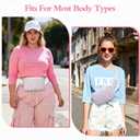 Floral Fanny Pack For Women, Belt Bag Teen Girls Crossbody Bags Christmas Birthday Graduation Gifts For Wife Daughter Sister Lightweight Waist Pack Purse For Travel Park, Pink