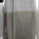 indistar Home Blackout Curtains Double Layer Solid Sheer Grommet Top Window Curtain Panel Pair, 52Wx84L,Greyish White