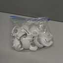 Child Proof Door Knob Covers, 4-Pack, White - Baby Safety Door Knob Covers for Toddlers, Snap-in Design for Easy Install, Durable & Non Toxic, Fits Standard Round Knobs