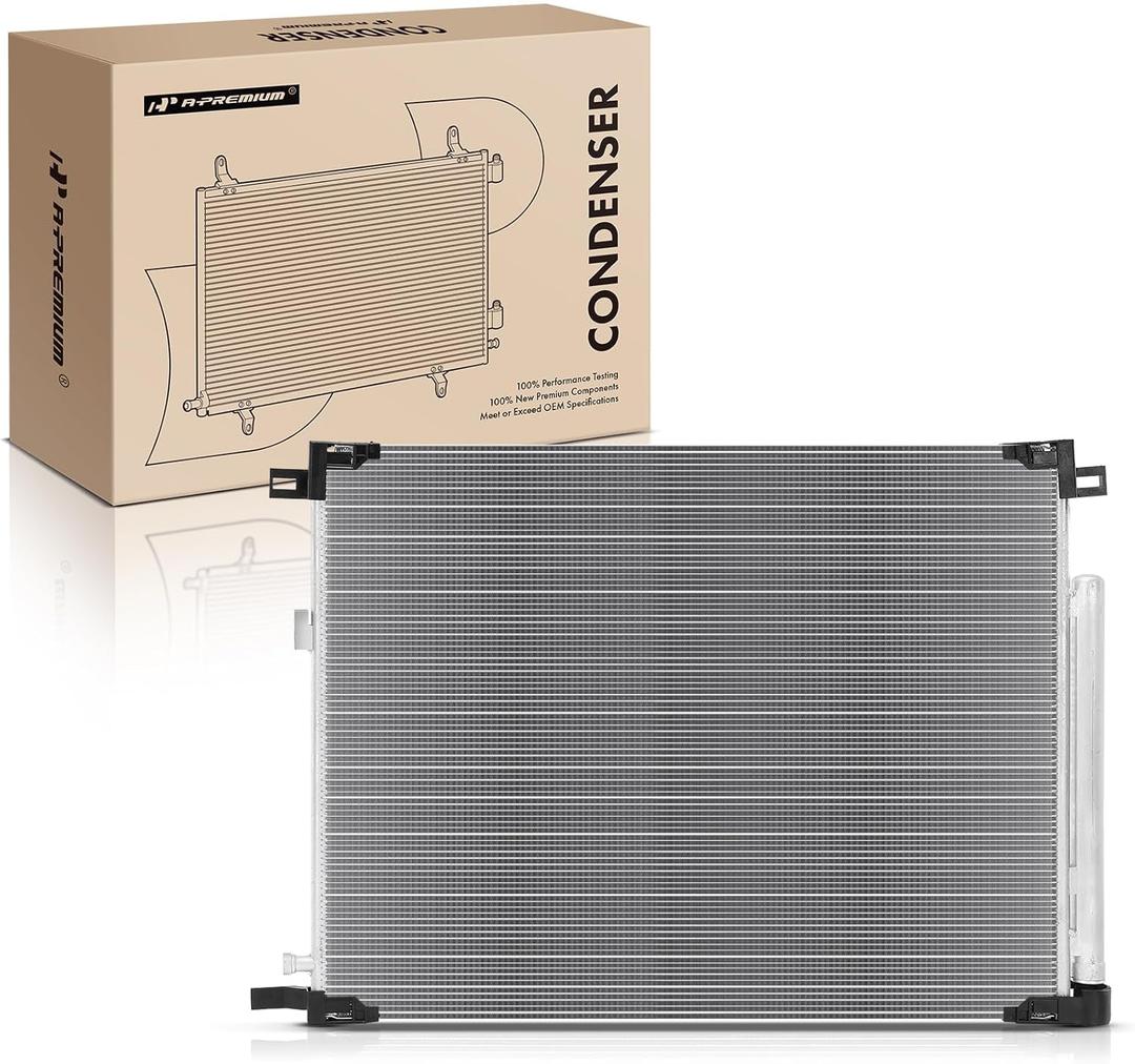 A-Premium Air Conditioning A/C Condenser Compatible with Toyota Highlander 2020-2022 V6 3.5L, Replace #884A00E010, 884A00E060